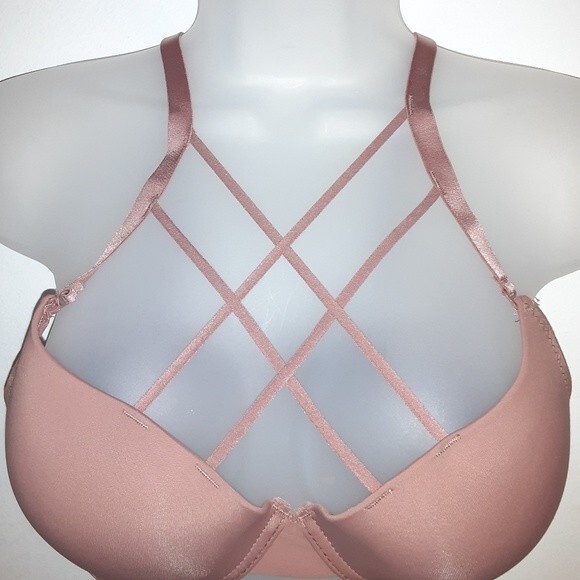 Youmita Cedarwood Plunge Cage Front 32B Bra - Picture 2 of 7